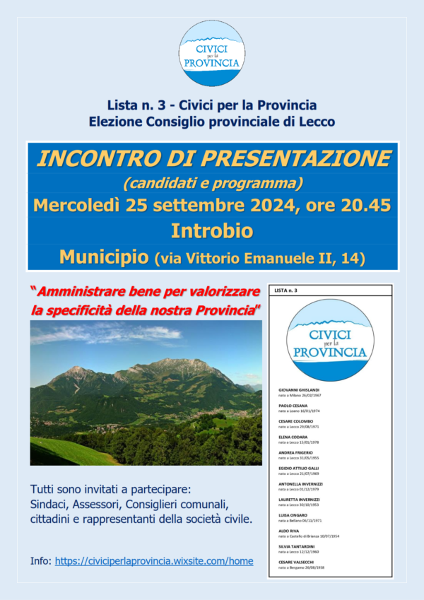 Civici Provincia volantino serata Introbio 600x849