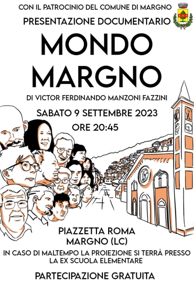 &quot;MONDO MARGNO&quot; SABATO 9 SETTEMBRE