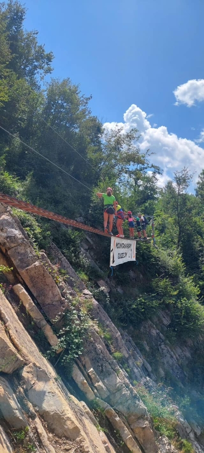 OGGI CANYONING CON LA CASA DELLE GUIDE