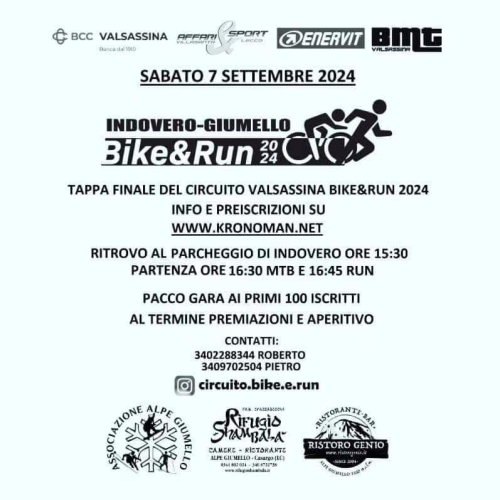 SABATO CON LA INDOVERO-GIUMELLO SI CHIUDE LA &quot;BIKE&amp;RUN&quot; 2024