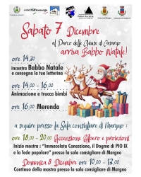 CASARGO: IL 7 DICEMBRE ARRIVA BABBO NATALE AL PARCO DELLE CHIUSE