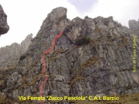 CHIUSA A BOBBIO LA FERRATA PESCIOLA