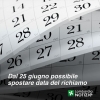 Dal 25 Giugno possibile rimandare la seconda dose