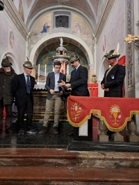 SERATA SPECIALE A CASARGO PER LA CONSEGNA DELLA BORSA DI STUDIO AL DOTT. NICOLA FAZZINI