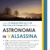 NUOVA INIZIATIVA DEL GRUPPO ASTROFILI VALSASSINA. IL 1° FEBBRAIO A CASARGO OSSERVAZIONE GUIDATA E PRESENTAZIONE DEL GRUPPO