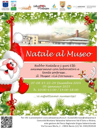 &quot;NATALE AL MUSEO&quot;: DAL 7 DICEMBRE ALLA FORNACE INTRATTENTIMENTI E UN CONCORSO DI ADDOBBI ECO-SOSTENIBILI