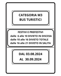 STRADA DEI RESINELLI: REGOLAMENTATO IL TRANSITO DEI BUS TURISTICI