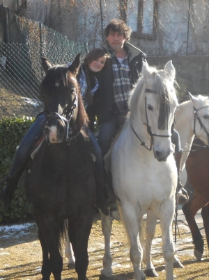 FABRIZIO INVERNIZZI RICORDATO IERI SERA ALLE MANIFESTAZIONI ZOOTECNICHE DURANTE LO SPETTACOLO EQUESTRE