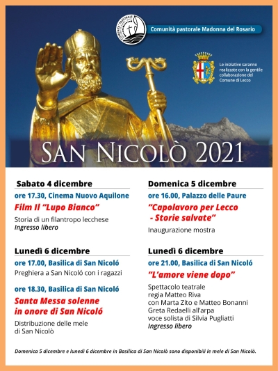 LUNEDI LA FESTA DI SAN NICOLO&#039;