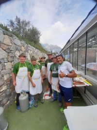 GLI ALPINI DI CORTENOVA OGGI IN &quot;SERVIZIO&quot; ALLA BARABINA RUN