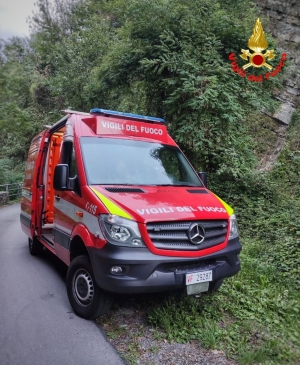 SALVATO UN GIOVANE INFORTUNATO A BOBBIO