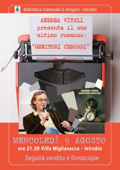 ANDREA VITALI IL 9 AGOSTO A INTROBIO