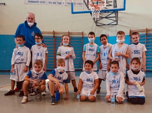 I GIOVANISSIMI DEL BASKET IN CAMPO A ROBBIATE