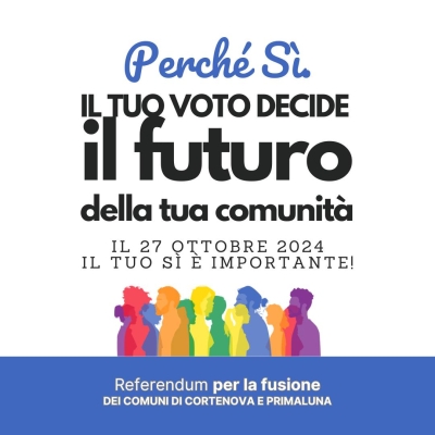 FUSIONE CORTENOVA-PRIMALUNA: ALTRI DUE INCONTRI PRIMA DEL REFERENDUM