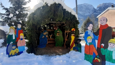 A PRIMALUNA IL PRESEPE CELEBRA LA FAMIGLIA