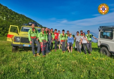 IL SOCCORSO ALPINO IN AIUTO ALLA &quot;CAPANNA MONZA&quot;