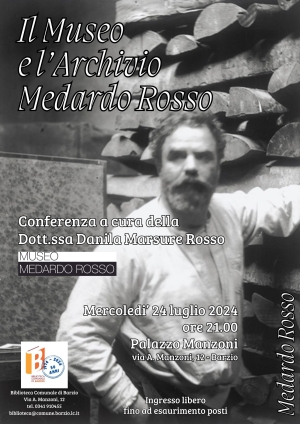 BARZIO: MERCOLEDI&#039; A PALAZZO MANZONI CONFERENZA SU MEDARDO ROSSO