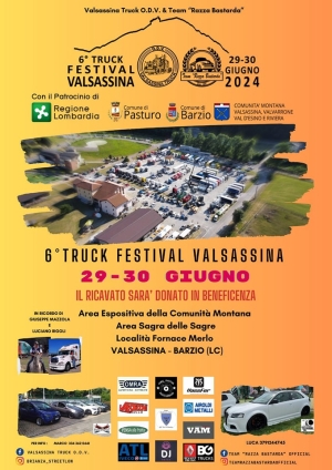 29 E 30 GIUGNO: TORNA A PASTURO IL TRUCK FESTIVAL