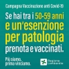 VACCINAZIONI: ANCHE I FRAGILI TRA 50 E 59 ANNI