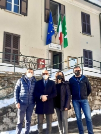 Il Prefetto De Rosa in visita a Morterone