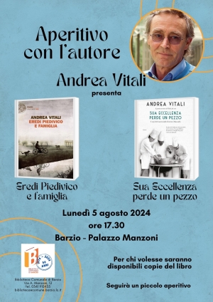 LUNEDI&#039; A BARZIO INCONTRO CON ANDREA VITALI