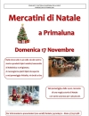 DOMENICA A PRIMALUNA I MERCATINI DI NATALE