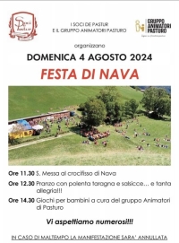 IL 4 AGOSTO SUI MONTI DI PASTURO LA FESTA DI NAVA