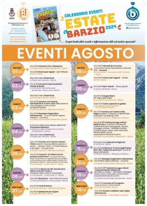 GLI EVENTI DI AGOSTO A BARZIO