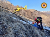 SOCCORSO ALPINO AL LAVORO IN PIALERAL