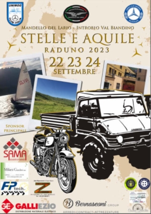 STELLE E AQUILE: DAL 22 AL 24 SETTEMBRE IL RADUNO UNIMOG TRA MANDELLO E LA VAL BIANDINO