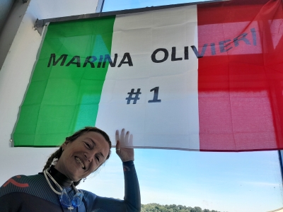 MARINA, LA VILLEGGIANTE, CAMPIONESSA MONDIALE DI APNEA (CON IL SUPPORTO DI UN VALSASSINESE)