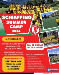 A MOGGIO LO SCHIAFFINO SUMMER CAMP