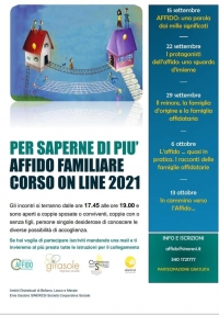 CORSO ONLINE SULL`AFFIDO FAMIGLIARE