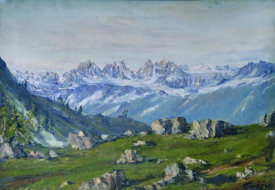 I quadri delle montagne lombarde di Paolo Punzo in mostra a Lariofiere