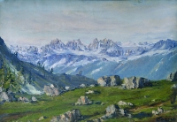 I quadri delle montagne lombarde di Paolo Punzo in mostra a Lariofiere