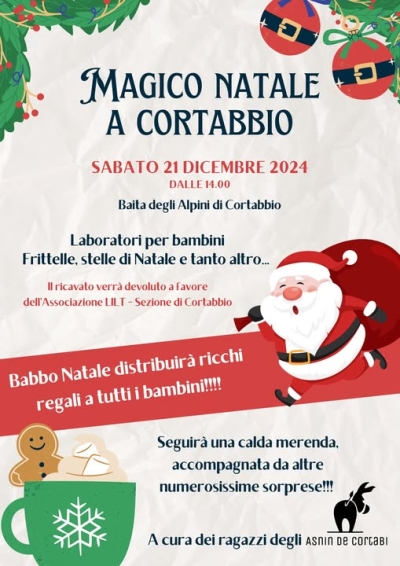 DOMANI A CORTABBIO IL MAGICO NATALE