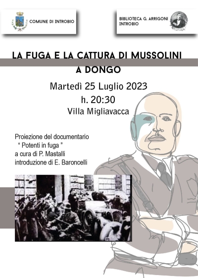 ANCHE IL PREFETTO ALLA PRESENTAZIONE DI &quot;POTENTI IN FUGA&quot; A INTROBIO IL 25 LUGLIO