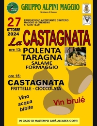 IL 27 OTTOBRE CASTAGNATA A MAGGIO