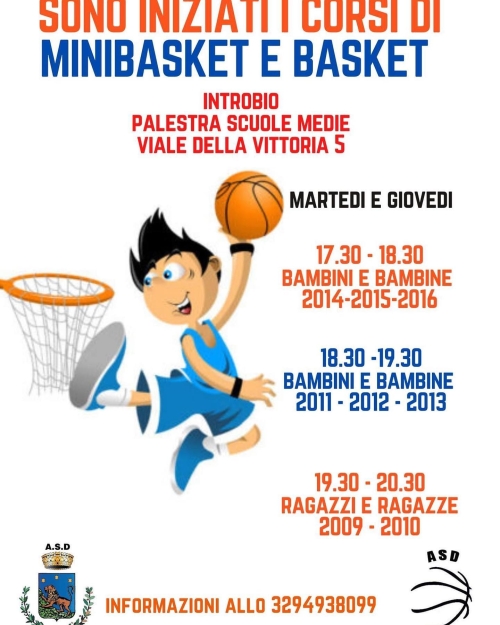 RIPRENDE IL MINIBASKET A INTROBIO