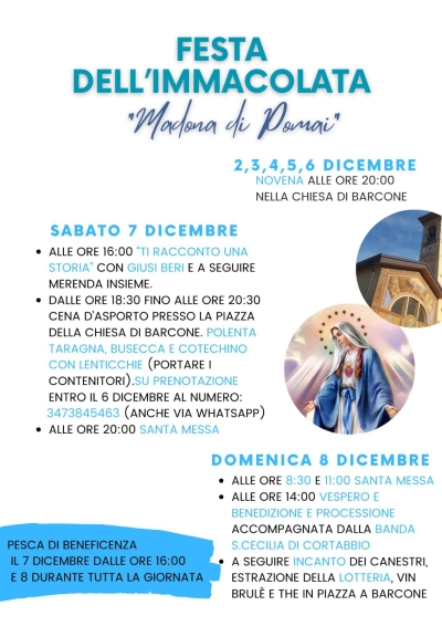 A PRIMALUNA CI SI PREPARA ALLA FESTA DELLA &quot;MADONA DI POMAI&quot;