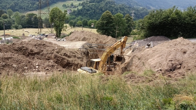 PROCEDONO A RITMO SPEDITO I LAVORI PER IL SOTTOPASSO DELLA CICLABILE A BARZIO