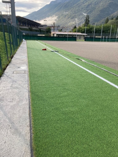 AL CAMPO DI CORTENOVA FINALMENTE SI VEDE IL &quot;VERDE&quot;