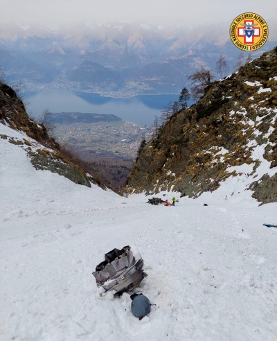 CADUTA AEREO SUL MONTE LEGNONE