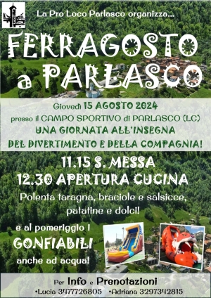 FERRAGOSTO A PARLASCO