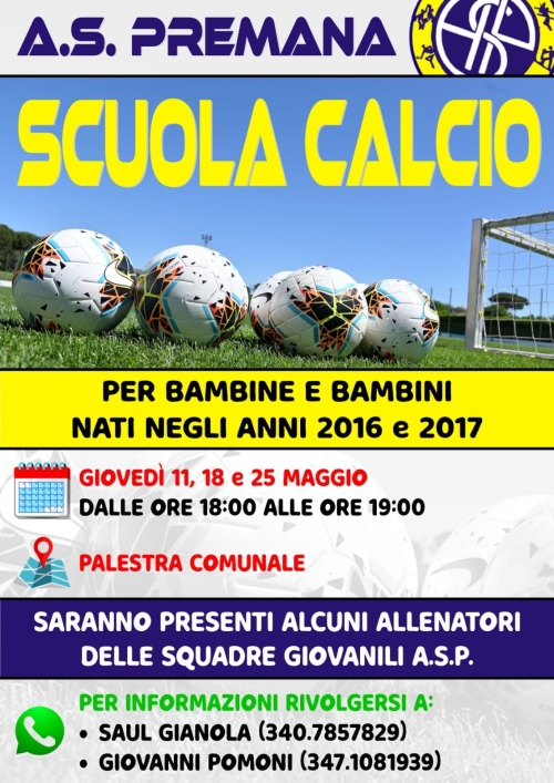 SCUOLA CALCIO A PREMANA