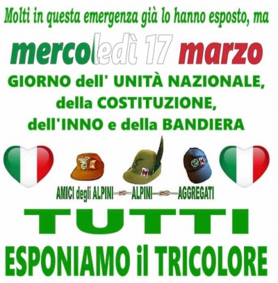 OGGI IL GIORNO DELLA BANDIERA NAZIONALE