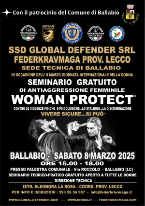 A BALLABIO L&#039;8 MARZO SI FESTEGGIA CON UN SEMINARIO DI AUTODIFESA FEMMINILE