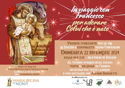 DOMENICA 22 DICEMBRE A BARZIO IL &quot;PRESEPE ITINERANTE&quot;