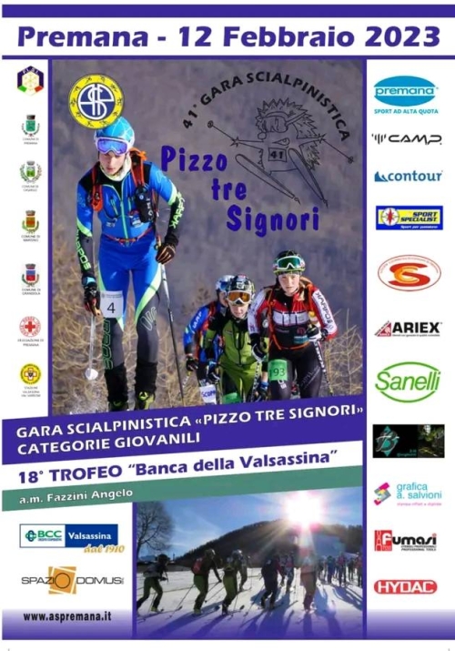 DOMENICA CONFERMATA LA GARA DI SCI ALPINISMO GIOVANILE A PREMANA