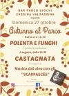 DOMENICA A CASSINA &quot;AUTUNNO AL PARCO&quot; CON POLENTA, FUNGHI, BUROLLE E MUSICA DAL VIVO